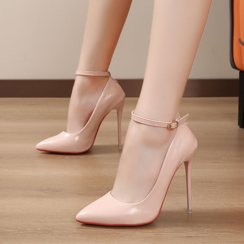 Spring And Autumn High Heels Stiletto Heel Shallow Mouth - DANCING WITH SHOES