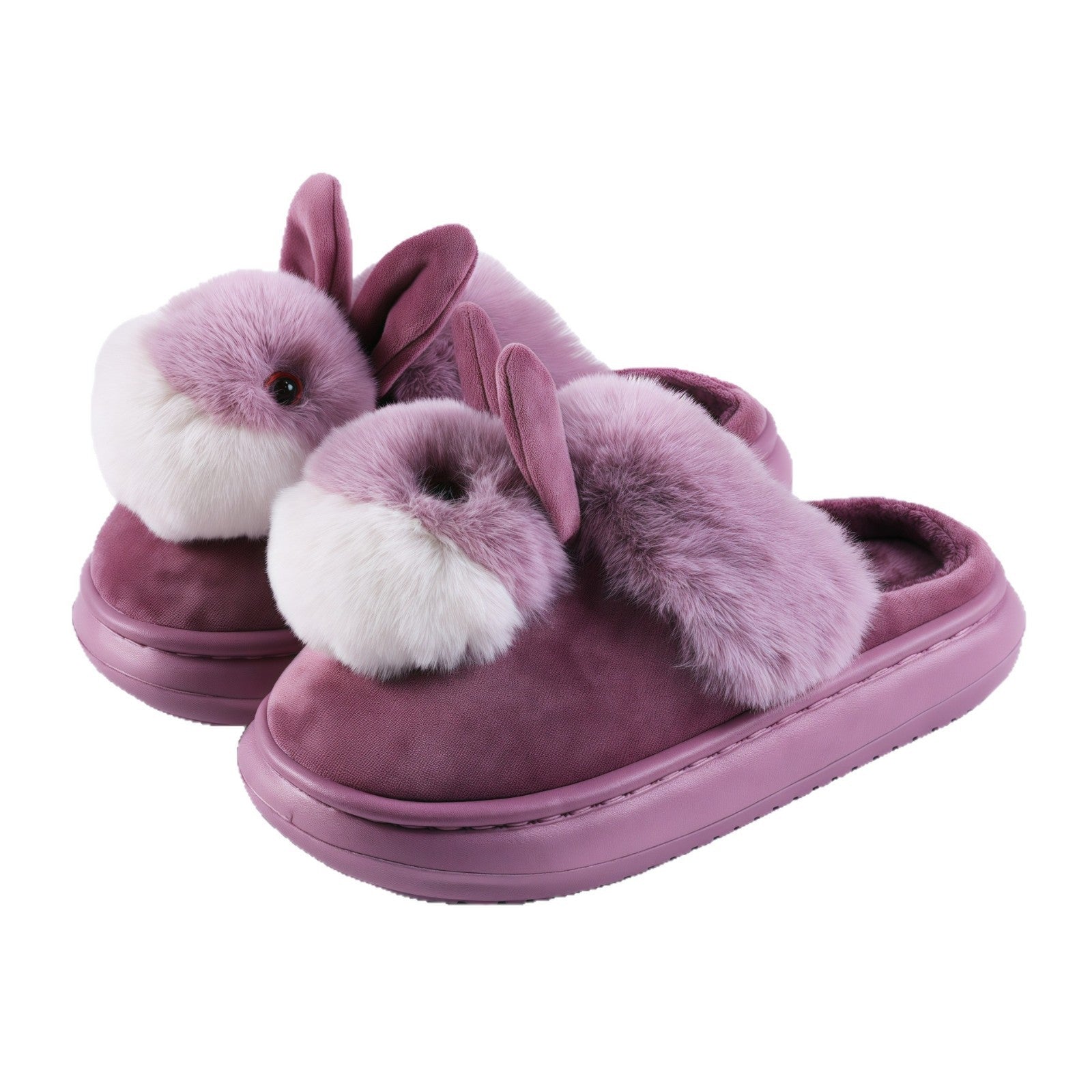 Warm Slippers For Men And Women Silent Thickened - DANCING WITH SHOES