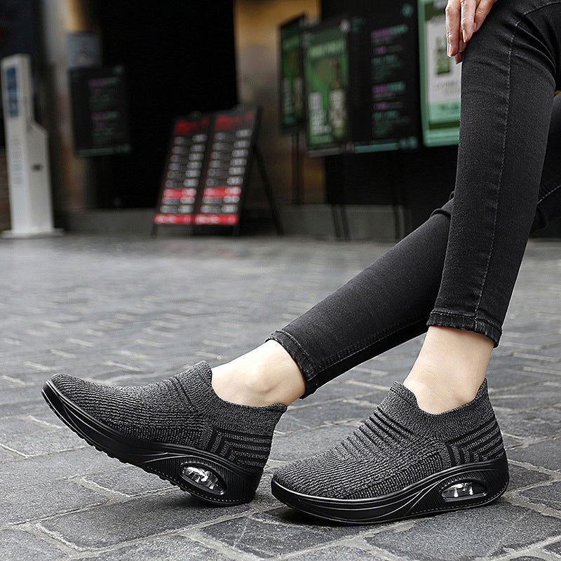 Platform Slip-on Rocking Shoes For Women - DANCING WITH SHOES