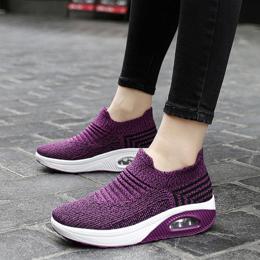 Platform Slip-on Rocking Shoes For Women - DANCING WITH SHOES