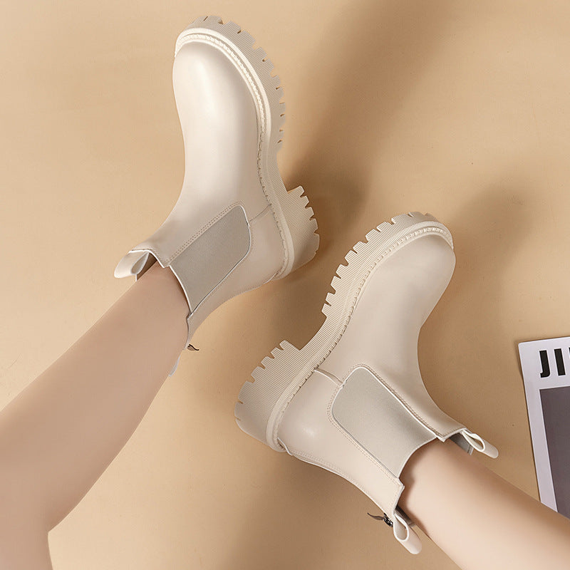 Summer Thin Platform Smoke Pipe Boots Martin - DANCING WITH SHOES