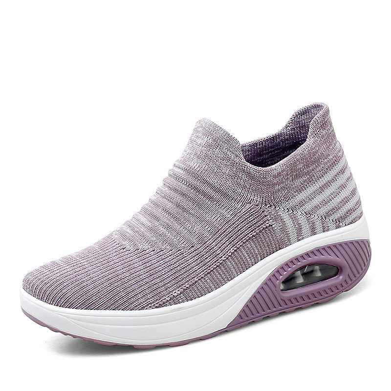 Platform Slip-on Rocking Shoes For Women - DANCING WITH SHOES