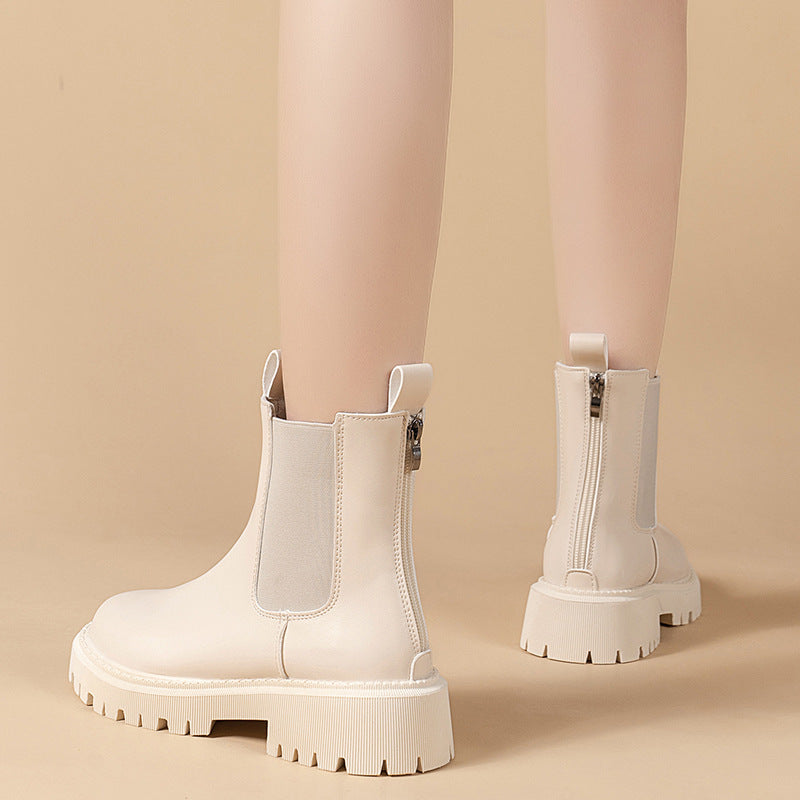 Summer Thin Platform Smoke Pipe Boots Martin - DANCING WITH SHOES