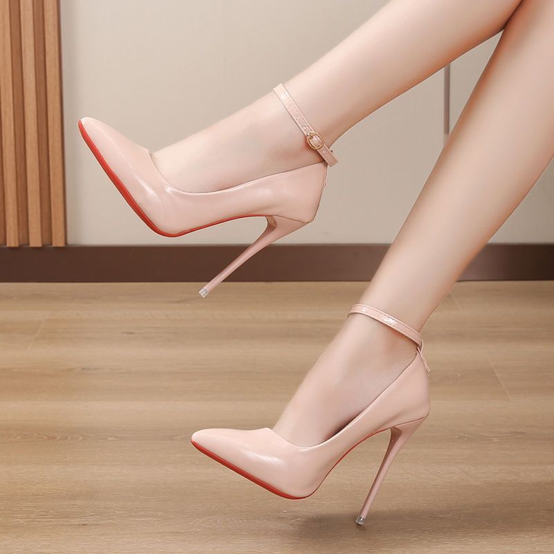 Spring And Autumn High Heels Stiletto Heel Shallow Mouth - DANCING WITH SHOES