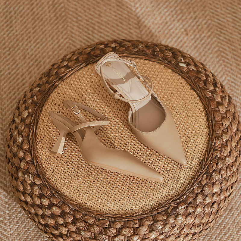 Spring Women's Sandals Women's Fashion Pointed High Heels - DANCING WITH SHOES