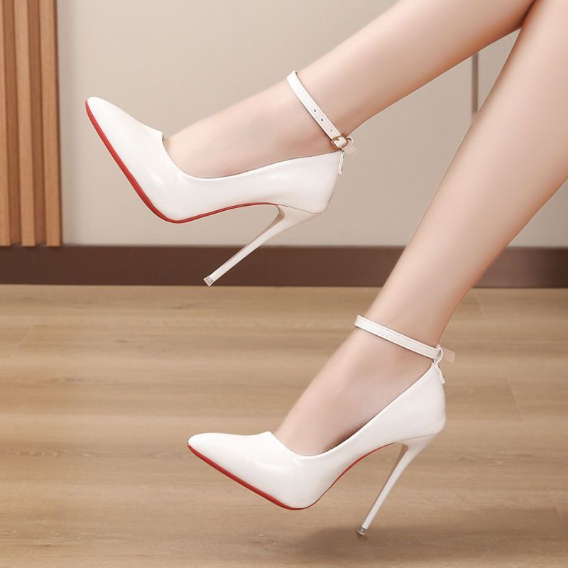Spring And Autumn High Heels Stiletto Heel Shallow Mouth - DANCING WITH SHOES