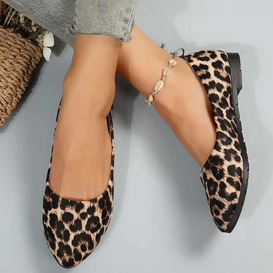 Women's Fashion Casual Flat Pointed Toe Shoes - DANCING WITH SHOES