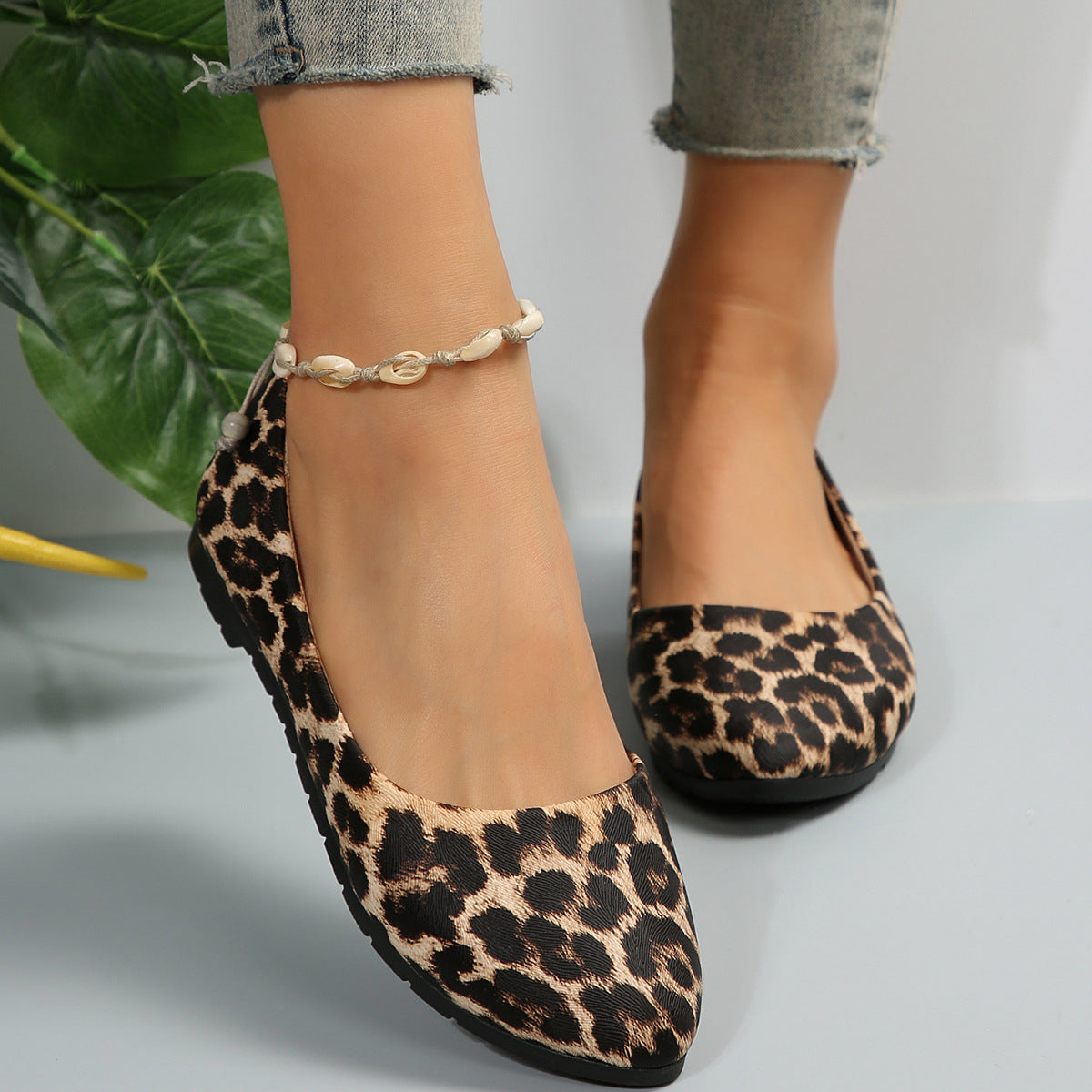 Women's Fashion Casual Flat Pointed Toe Shoes - DANCING WITH SHOES