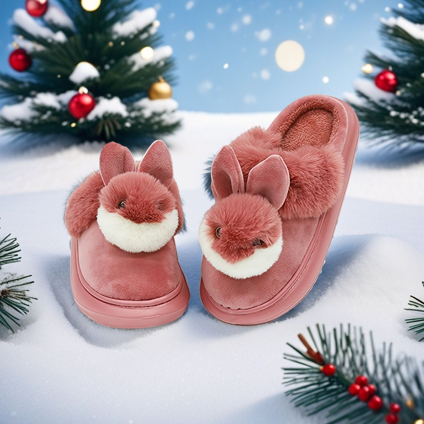 Warm Slippers For Men And Women Silent Thickened - DANCING WITH SHOES