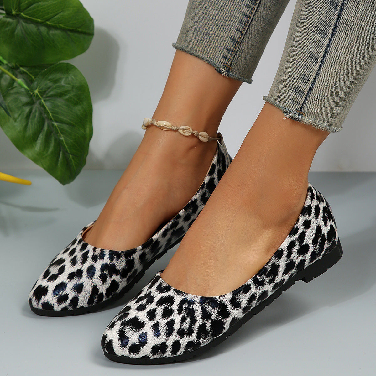 Women's Fashion Casual Flat Pointed Toe Shoes - DANCING WITH SHOES