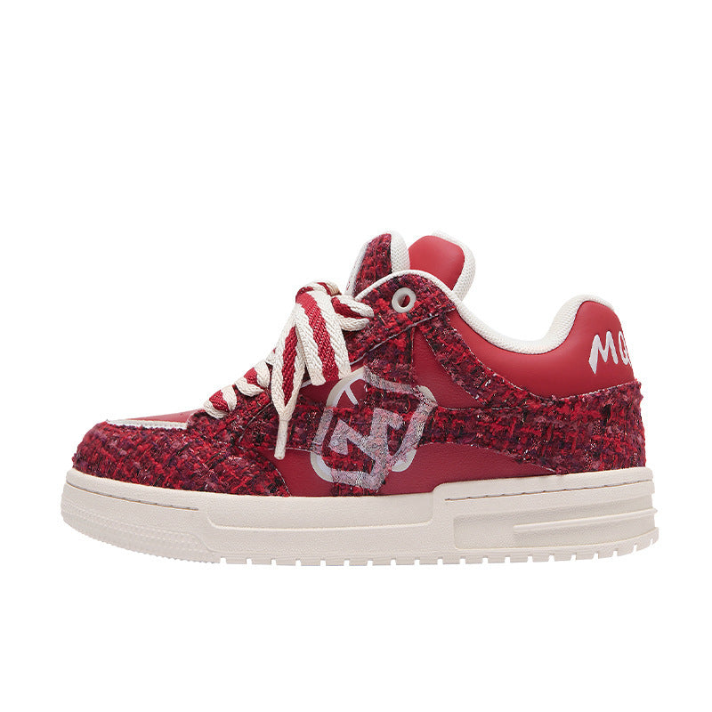 Women's Creative All-match Printed Flat Sneakers - DANCING WITH SHOES